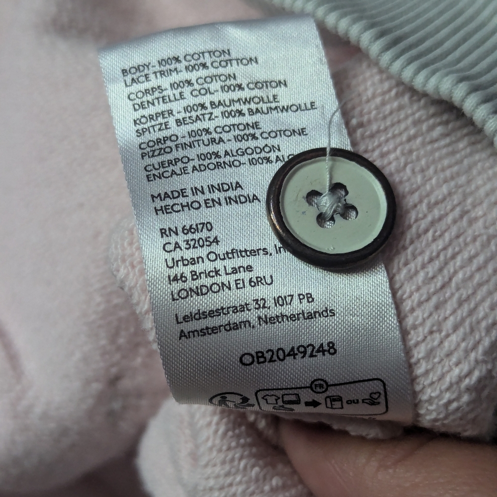 RARE Free People We The Free American Dream Polo in Pink - Picture 11 of 16